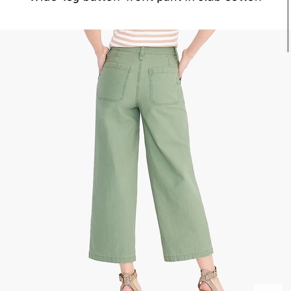 NWT J.Crew wide leg pants - Picture 2 of 3